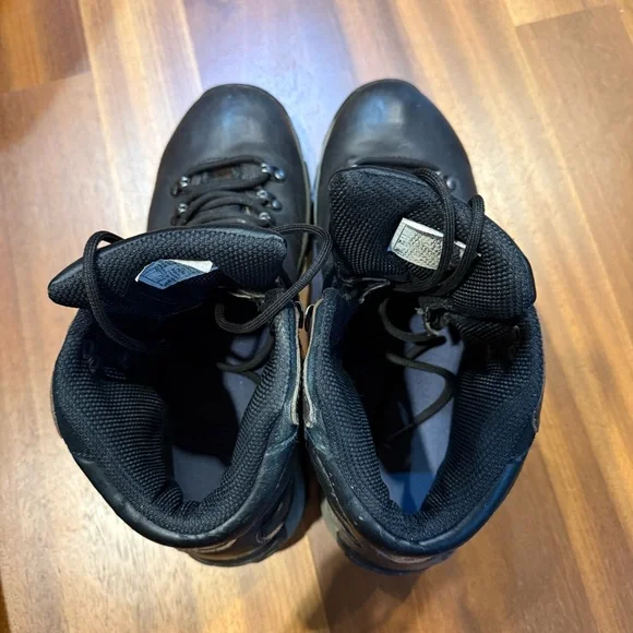 Merrell Ridgeway Waterproof Leather Hiking Boots Men’s Size 12 Dark Brown & Blk - Picture 5 of 10